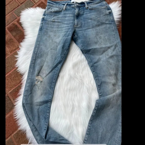 Ovadia & Sons New York Men's Skinny Jeans 001 Paint Light Wash Denim Siz… - Picture 3 of 7